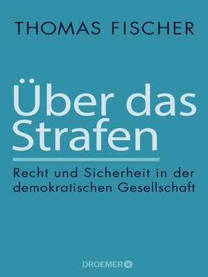 cover image of Über das Strafen